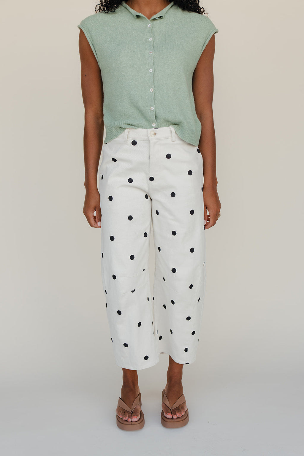 Cream Soda Polkadot Pants