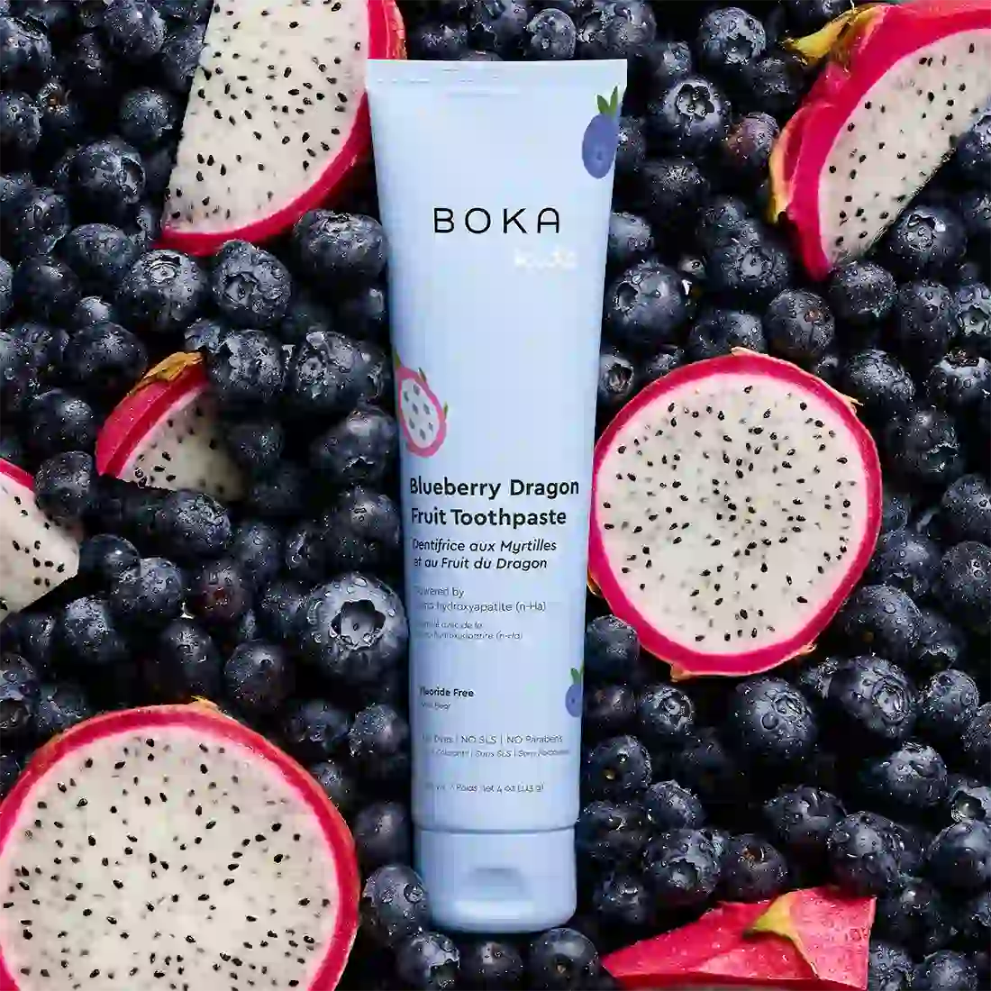 Blueberry Dragon Fruit Kids Nano-hydroxyapatite Toothpaste