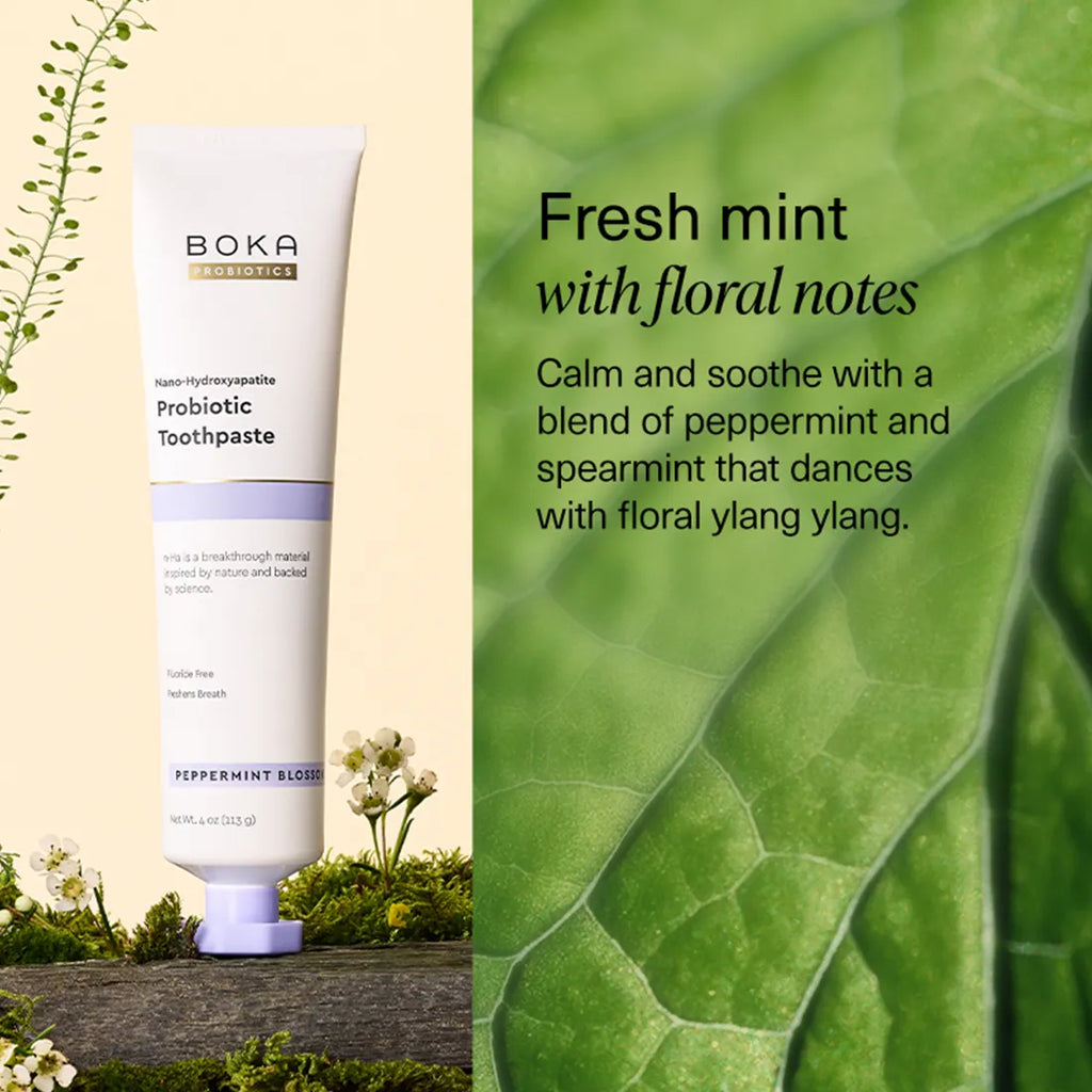 Peppermint Blossom Probiotic Nano-hydroxyapatite Toothpaste
