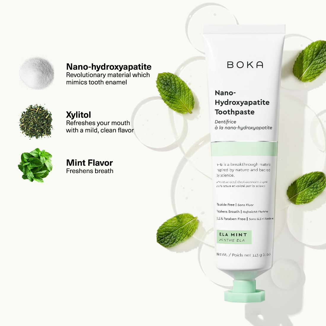 Ela Mint Nano-hydroxyapatite Toothpaste